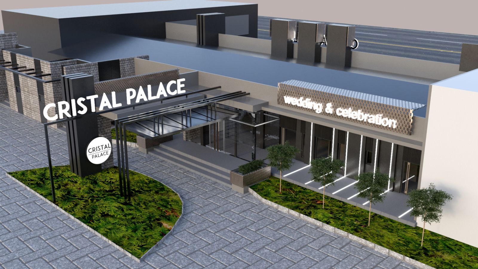 Vizuelizacija budućeg eksterijera Cristal Palace